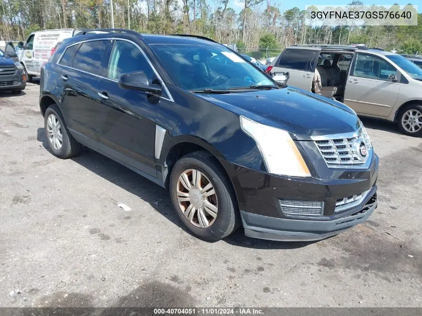 2016 Cadillac Srx Standard VIN: 3GYFNAE37GS576640 Lot: 40704051