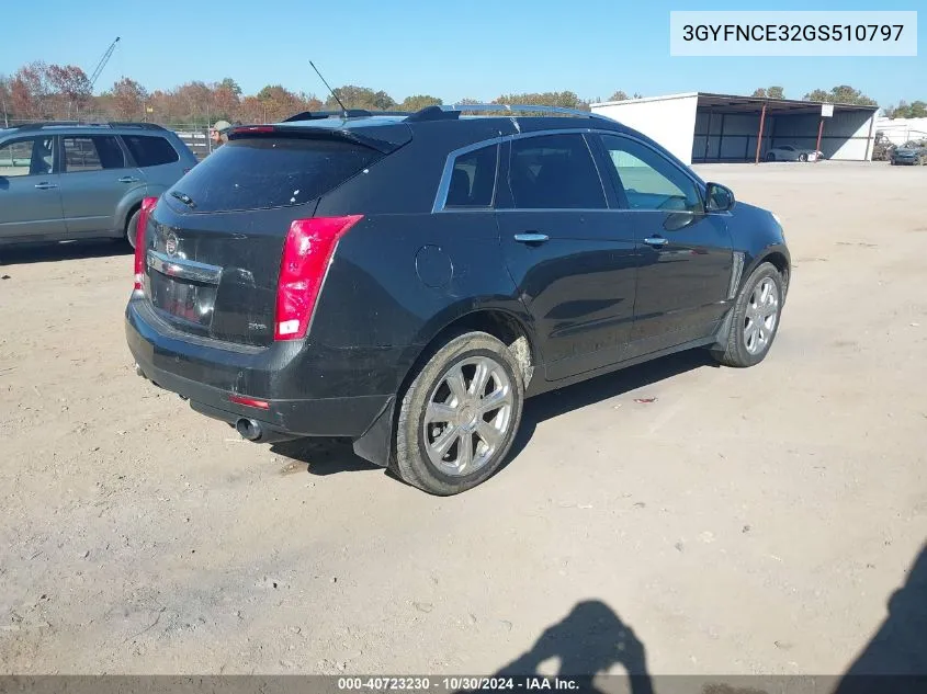 2016 Cadillac Srx Performance Collection VIN: 3GYFNCE32GS510797 Lot: 40723230