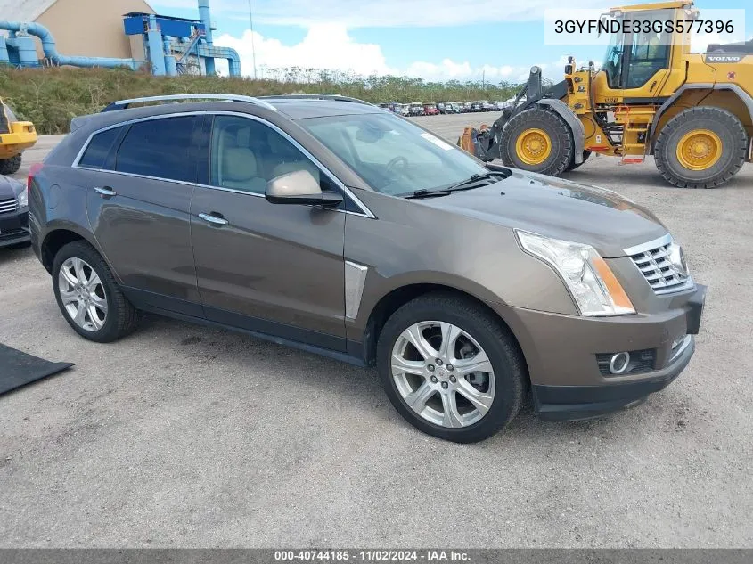 2016 Cadillac Srx Premium Collection VIN: 3GYFNDE33GS577396 Lot: 40744185