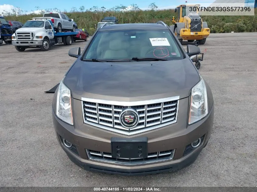 2016 Cadillac Srx Premium Collection VIN: 3GYFNDE33GS577396 Lot: 40744185