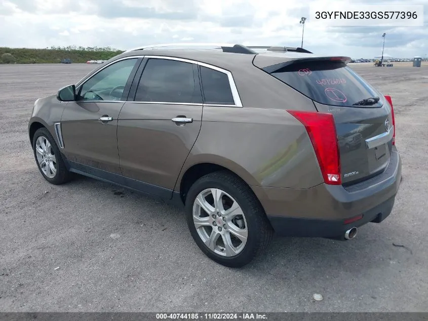 2016 Cadillac Srx Premium Collection VIN: 3GYFNDE33GS577396 Lot: 40744185