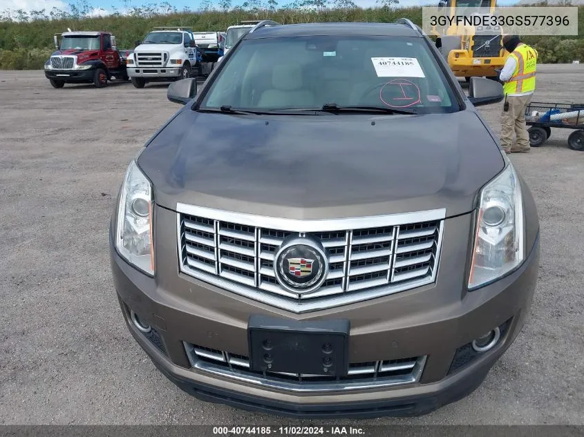 2016 Cadillac Srx Premium Collection VIN: 3GYFNDE33GS577396 Lot: 40744185