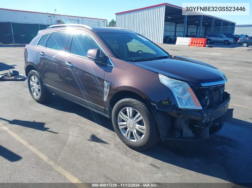 2016 Cadillac Srx Luxury Collection VIN: 3GYFNBE32GS523446 Lot: 40817239