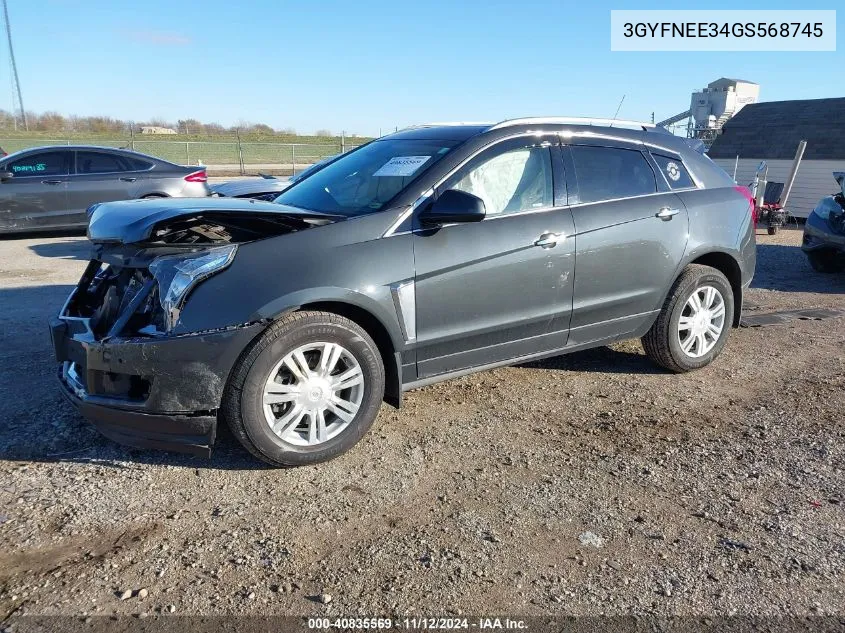 2016 Cadillac Srx Luxury Collection VIN: 3GYFNEE34GS568745 Lot: 40835569