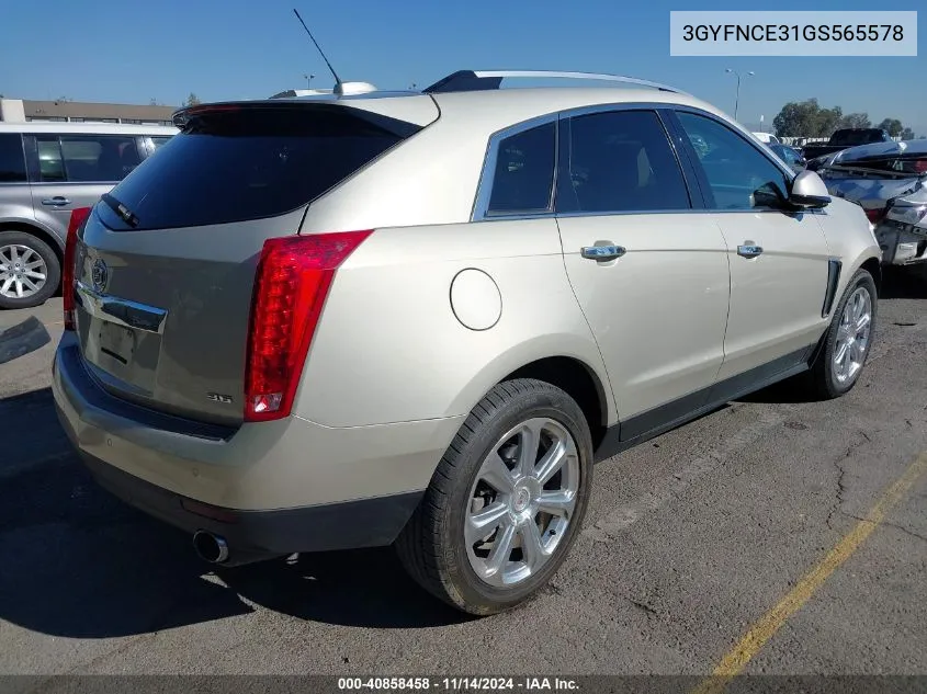 2016 Cadillac Srx Performance Collection VIN: 3GYFNCE31GS565578 Lot: 40858458