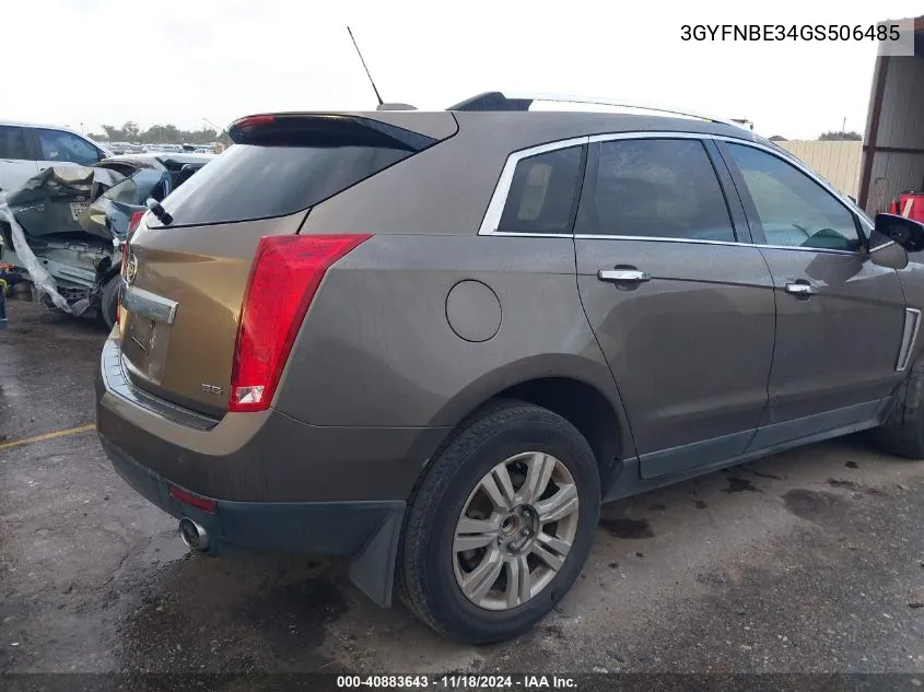 2016 Cadillac Srx Luxury Collection VIN: 3GYFNBE34GS506485 Lot: 40883643