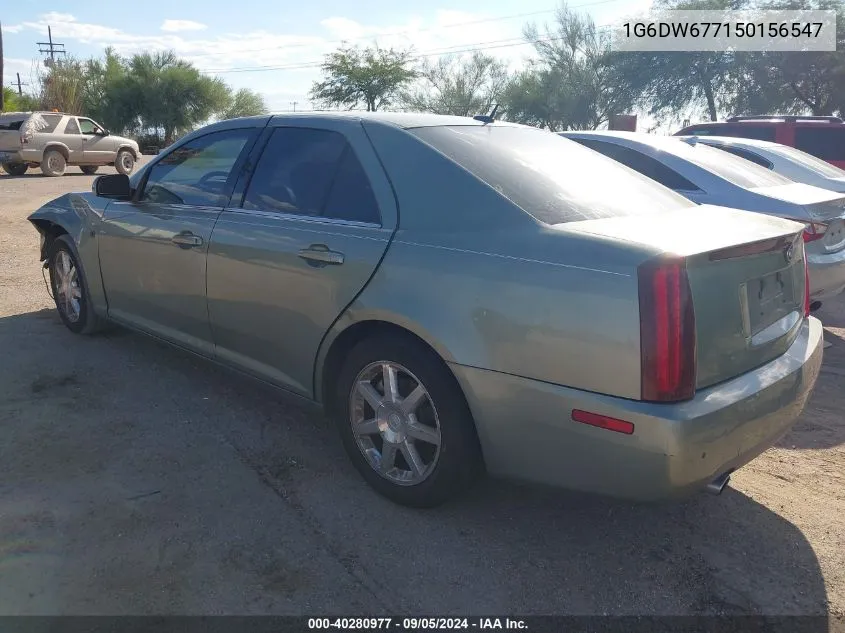 2005 Cadillac Sts V6 VIN: 1G6DW677150156547 Lot: 40280977