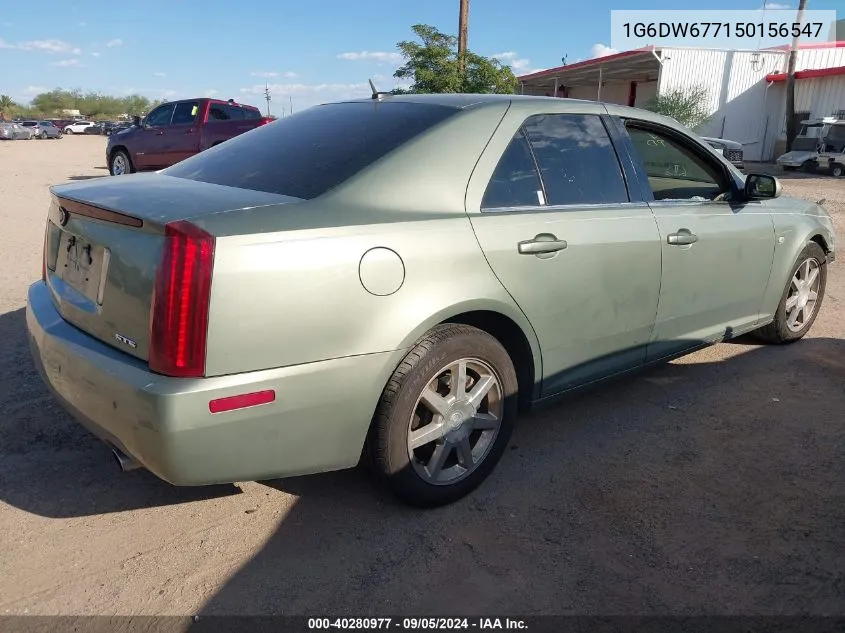 2005 Cadillac Sts V6 VIN: 1G6DW677150156547 Lot: 40280977