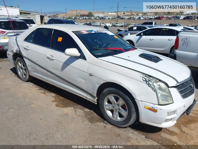 2005 Cadillac Sts V6 VIN: 1G6DW677450160785 Lot: 40312278