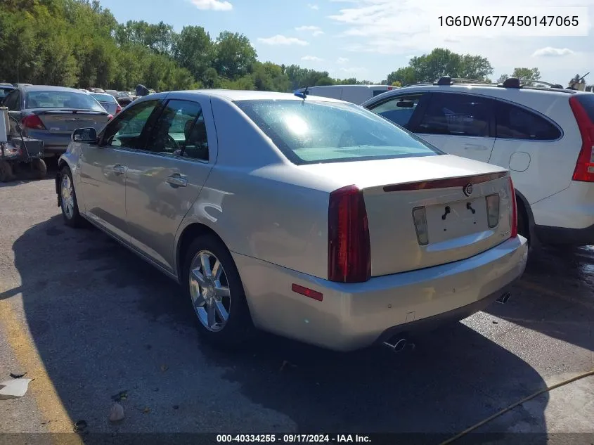 2005 Cadillac Sts V6 VIN: 1G6DW677450147065 Lot: 40334255