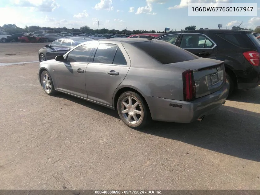 2005 Cadillac Sts V6 VIN: 1G6DW677650167947 Lot: 40338698