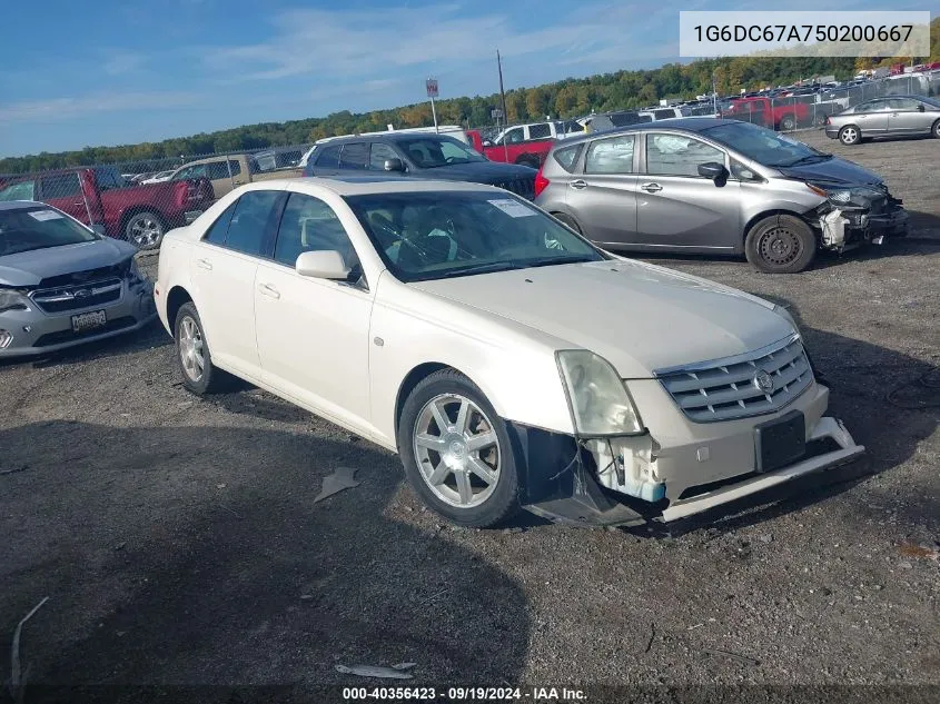 1G6DC67A750200667 2005 Cadillac Sts V8