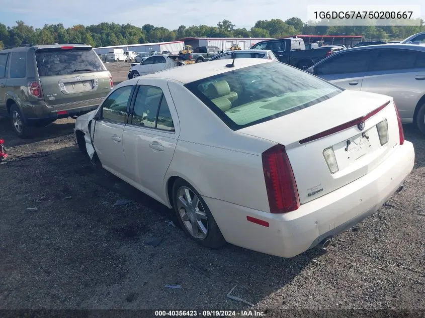 2005 Cadillac Sts V8 VIN: 1G6DC67A750200667 Lot: 40356423