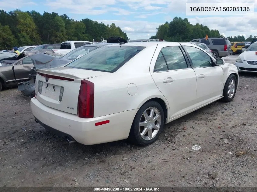 1G6DC67A150205136 2005 Cadillac Sts V8