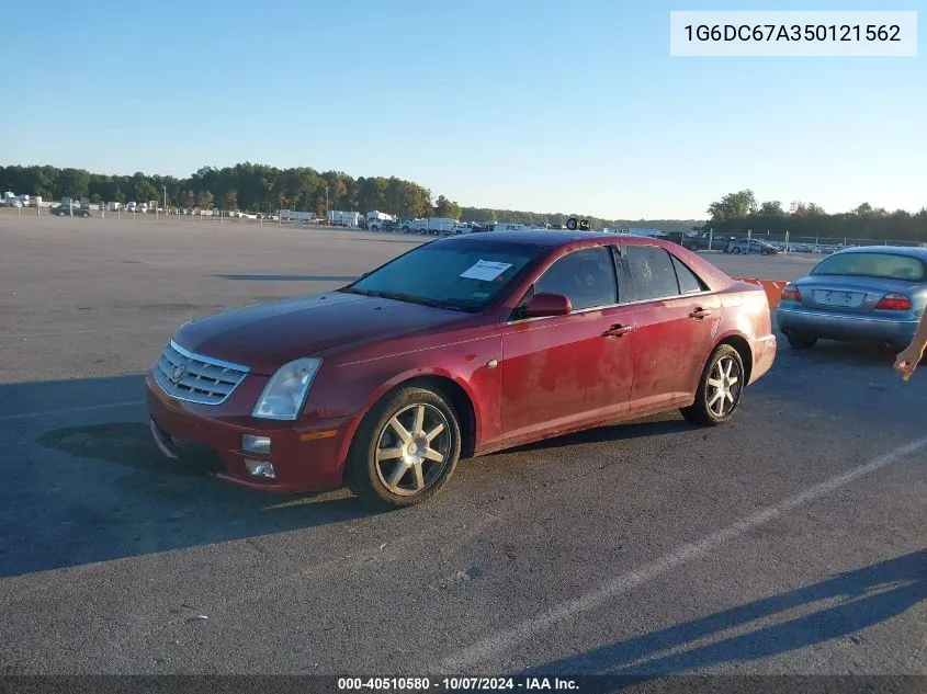 2005 Cadillac Sts V8 VIN: 1G6DC67A350121562 Lot: 40510580