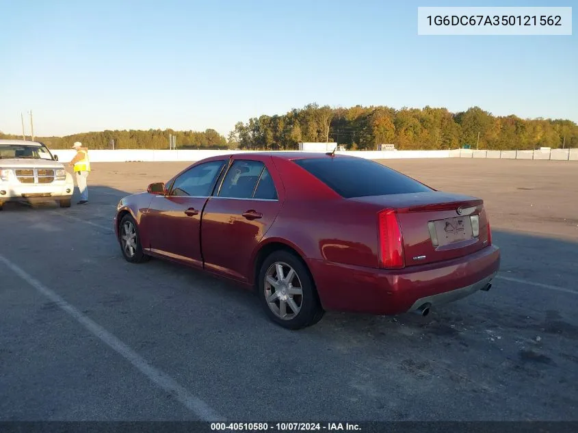 2005 Cadillac Sts V8 VIN: 1G6DC67A350121562 Lot: 40510580