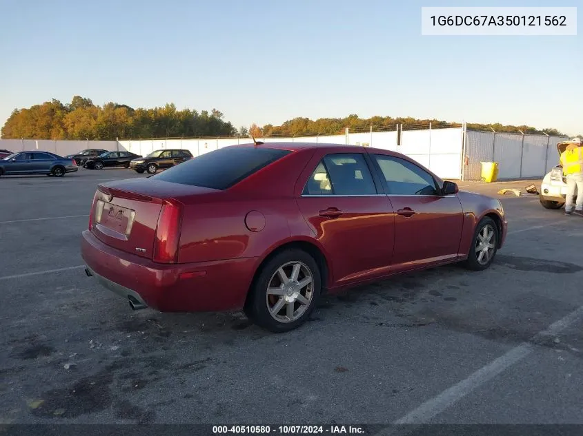 2005 Cadillac Sts V8 VIN: 1G6DC67A350121562 Lot: 40510580