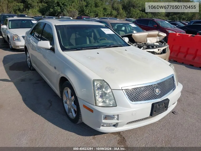 2005 Cadillac Sts V6 VIN: 1G6DW677050170455 Lot: 40523291