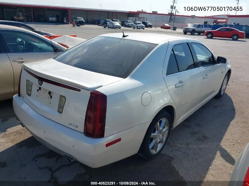 1G6DW677050170455 2005 Cadillac Sts V6