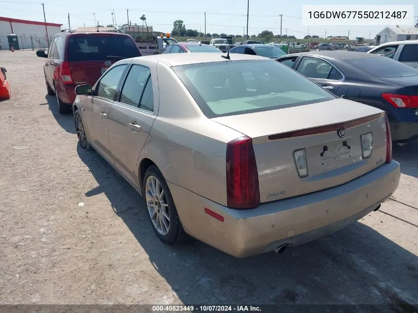 2005 Cadillac Sts V6 VIN: 1G6DW677550212487 Lot: 40523449