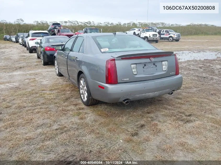 2005 Cadillac Sts V8 VIN: 1G6DC67AX50200808 Lot: 40548054