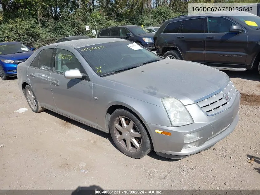 2005 Cadillac Sts V8 VIN: 1G6DC67A750135643 Lot: 40561231