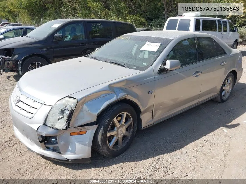 2005 Cadillac Sts V8 VIN: 1G6DC67A750135643 Lot: 40561231