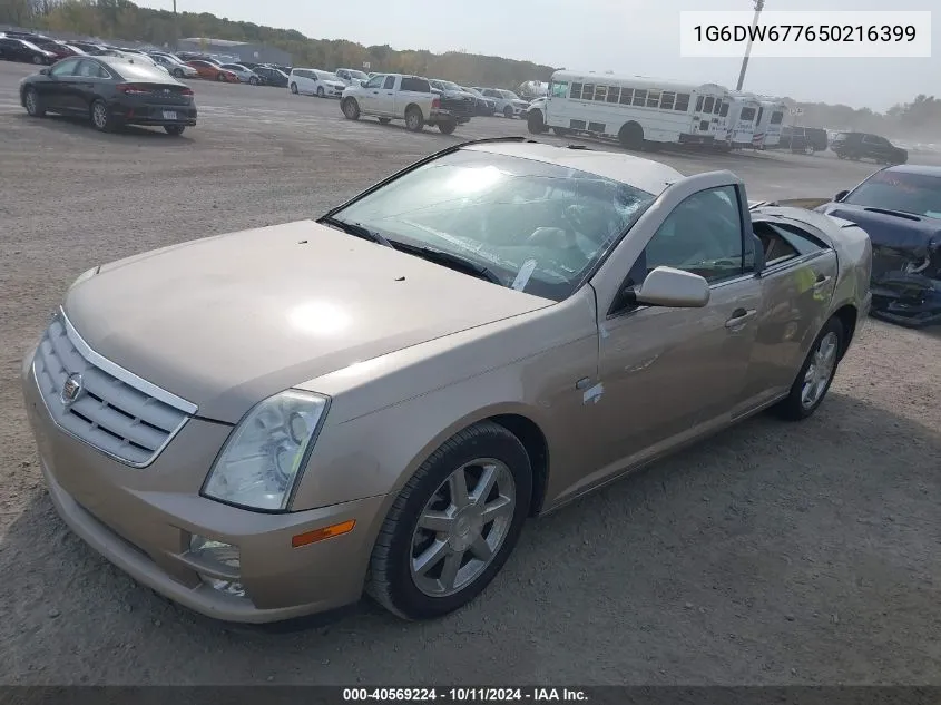 2005 Cadillac Sts V6 VIN: 1G6DW677650216399 Lot: 40569224