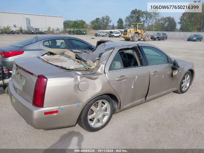 2005 Cadillac Sts V6 VIN: 1G6DW677650216399 Lot: 40569224