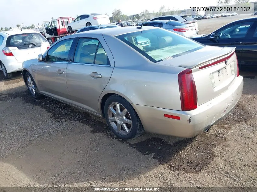 2005 Cadillac Sts V6 VIN: 1G6DW677250184132 Lot: 40592625