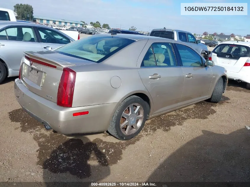 2005 Cadillac Sts V6 VIN: 1G6DW677250184132 Lot: 40592625