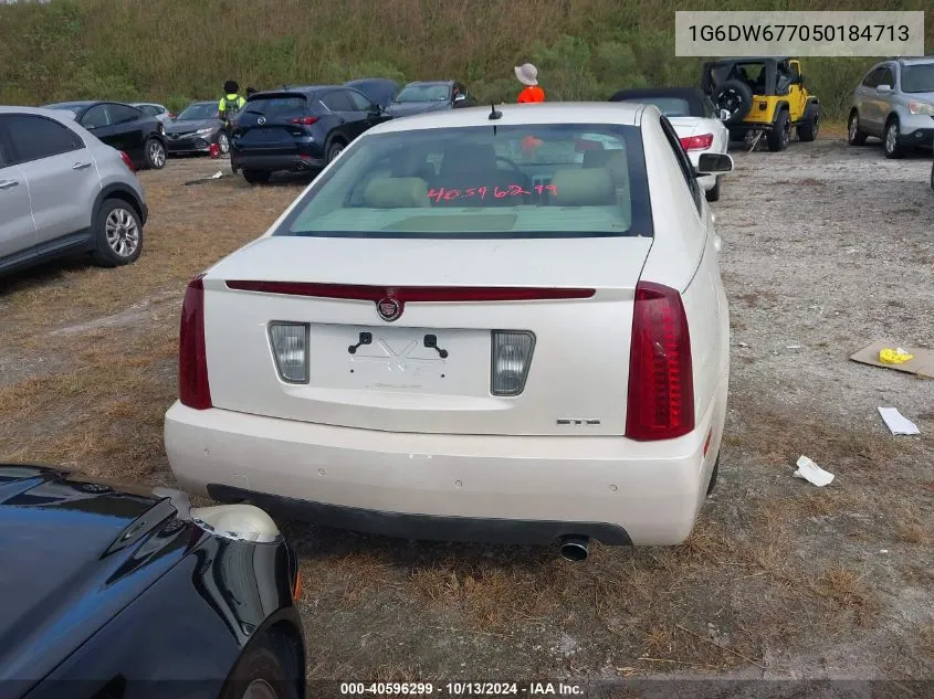 2005 Cadillac Sts VIN: 1G6DW677050184713 Lot: 40596299