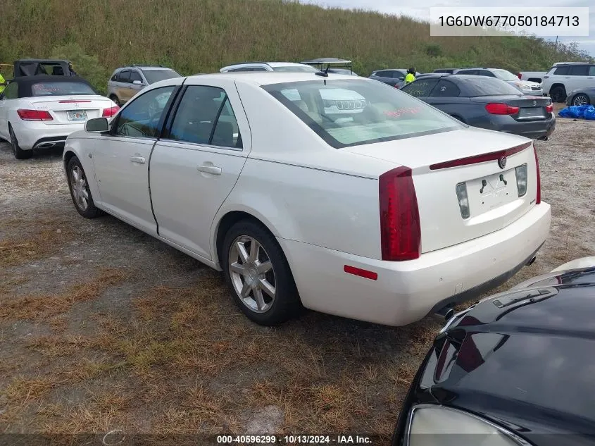 2005 Cadillac Sts VIN: 1G6DW677050184713 Lot: 40596299