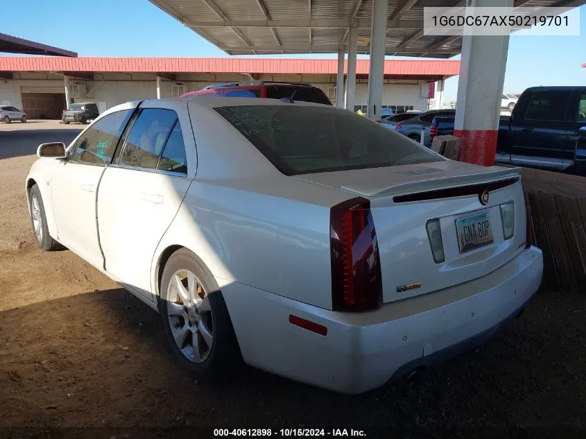 2005 Cadillac Sts V8 VIN: 1G6DC67AX50219701 Lot: 40612898