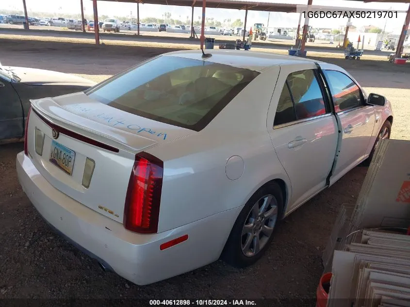 2005 Cadillac Sts V8 VIN: 1G6DC67AX50219701 Lot: 40612898