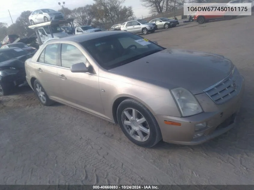 2005 Cadillac Sts V6 VIN: 1G6DW677450161175 Lot: 40668693