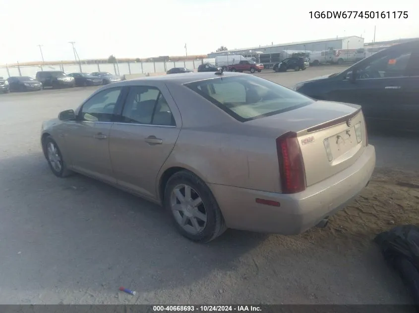 2005 Cadillac Sts V6 VIN: 1G6DW677450161175 Lot: 40668693