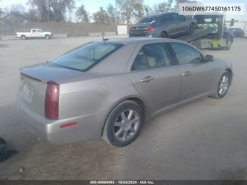 2005 Cadillac Sts V6 VIN: 1G6DW677450161175 Lot: 40668693