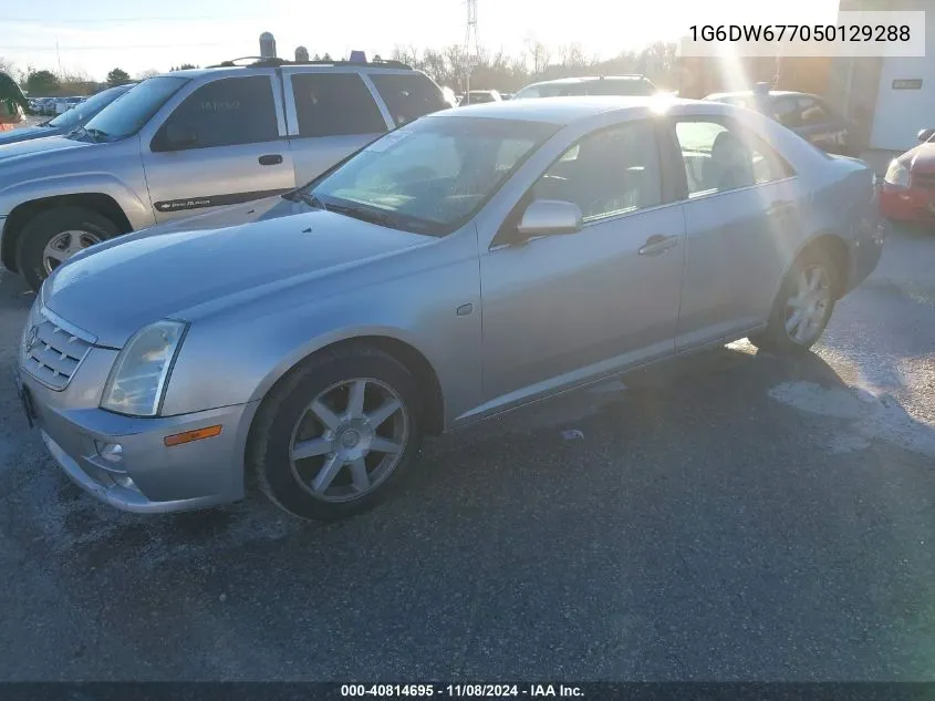 2005 Cadillac Sts V6 VIN: 1G6DW677050129288 Lot: 40814695