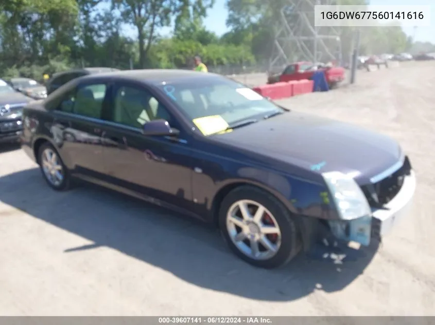 2006 Cadillac Sts V6 VIN: 1G6DW677560141616 Lot: 39607141