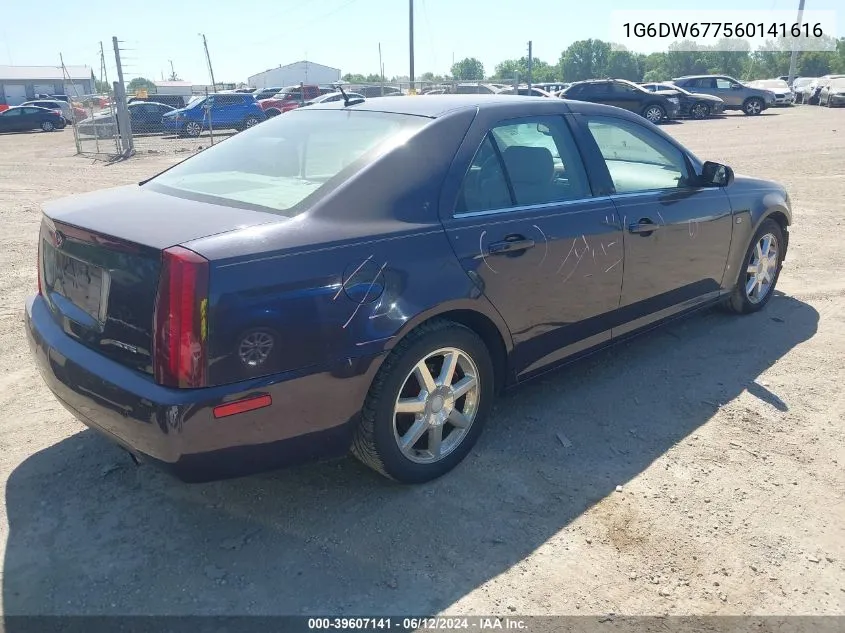 1G6DW677560141616 2006 Cadillac Sts V6