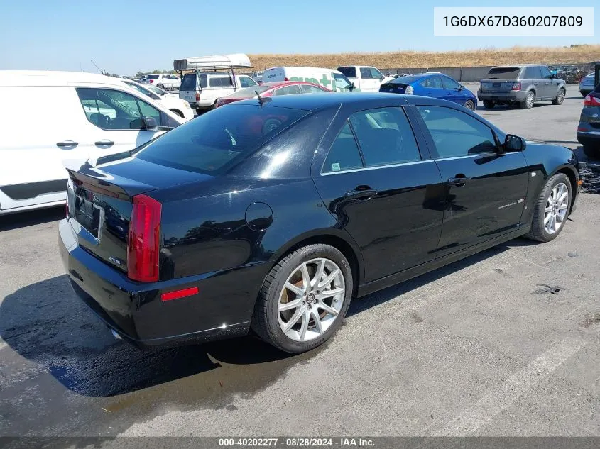 2006 Cadillac Sts-V VIN: 1G6DX67D360207809 Lot: 40202277