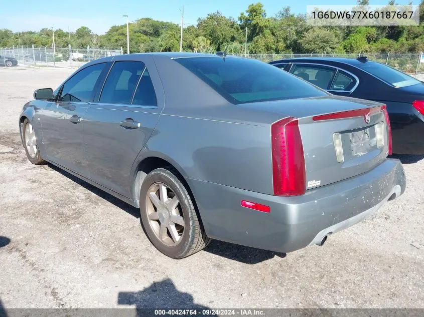 2006 Cadillac Sts VIN: 1G6DW677X60187667 Lot: 40424764