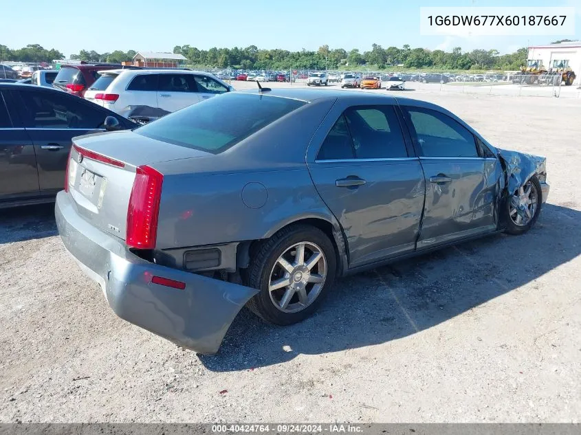 1G6DW677X60187667 2006 Cadillac Sts