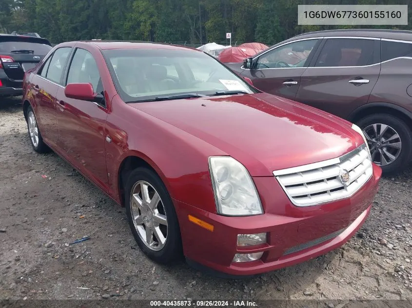 1G6DW677360155160 2006 Cadillac Sts V6