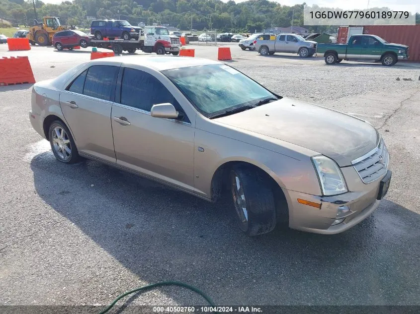 2006 Cadillac Sts V6 VIN: 1G6DW677960189779 Lot: 40502760