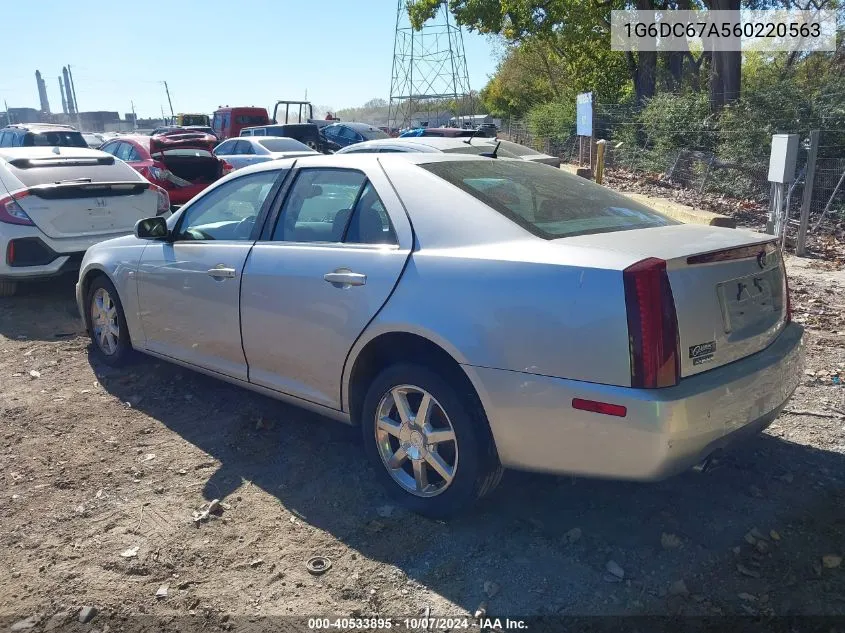 2006 Cadillac Sts V8 VIN: 1G6DC67A560220563 Lot: 40533895