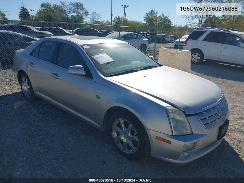 2006 Cadillac Sts V6 VIN: 1G6DW677960216088 Lot: 40579516