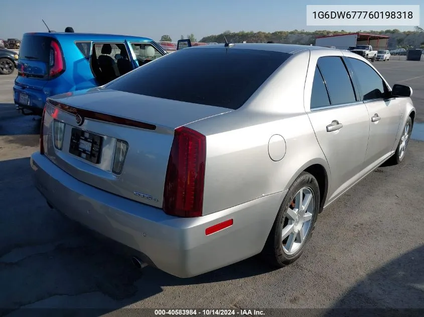 2006 Cadillac Sts VIN: 1G6DW677760198318 Lot: 40583984