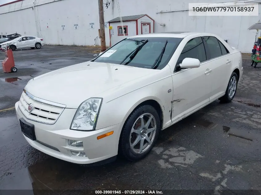 2007 Cadillac Sts V6 VIN: 1G6DW677970158937 Lot: 39981945